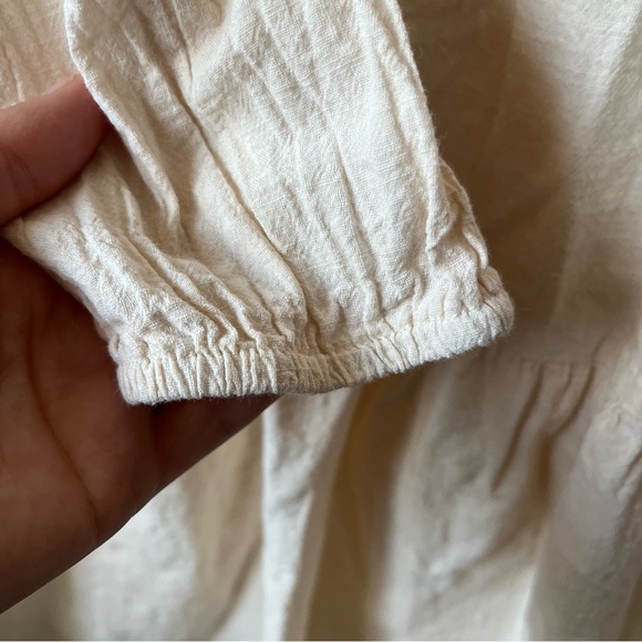 Cream V-Neck Women's Babydoll Dress size XS - Picture 6 of 15